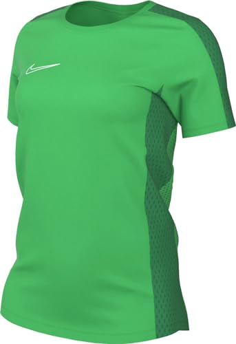 Nike Womens Short-Sleeve Soccer Top W Nk DF Acd23 Top SS, Green Spark/Lucky Green/White, , L