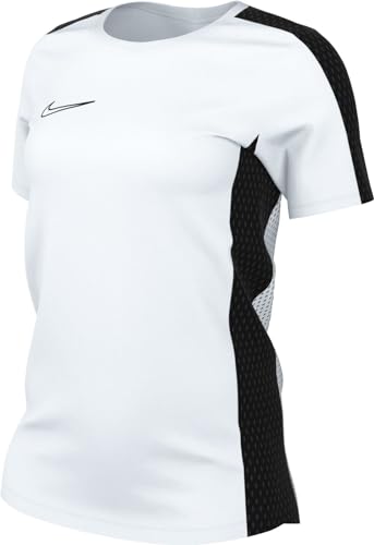 Nike Womens Short-Sleeve Soccer Top W Nk DF Acd23 Top SS, White/Black/Black, , 2XL