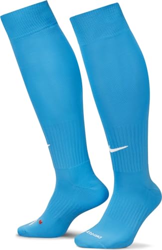 Nike Classic II Cushion Over-The-Calf Football, Calze Unisex – Adulto, Blu (University Blue/White), L