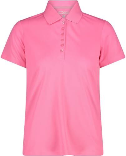 CMP Polo da Donna, Pink Fluo, 42