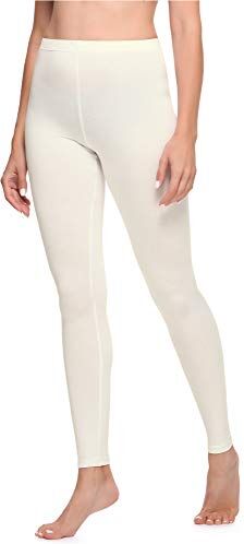 Ladeheid Leggings Donna Lunghi LA40-133 (Ecru, M)