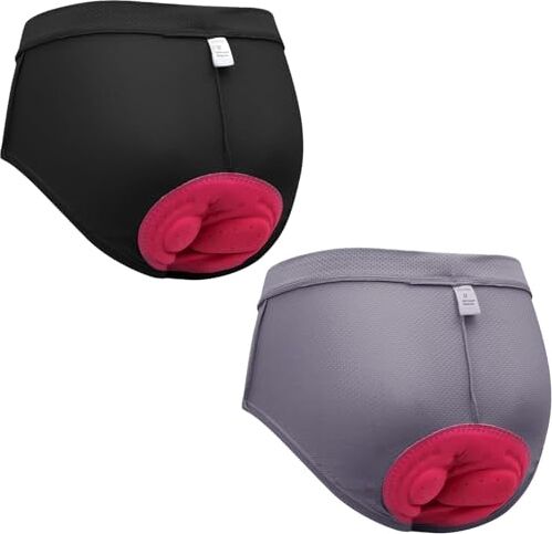 FEIXIANG Pantaloni da Ciclismo da Donna, Pantaloncini da Ciclismo Corti Pantaloncini da Ciclismo Biancheria Intima da Ciclismo con Imbottitura in Gel 4D Traspiranti ad Asciugatura