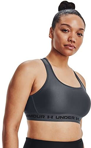 Under Armour Donna UA Crossback Mid Bra, Reggiseno donna