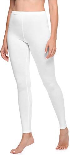 Ladeheid Leggings Donna Lunghi LA40-133 (Bianco, M)