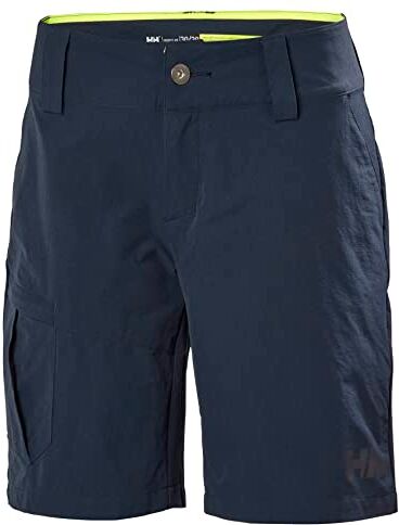 Helly Hansen Donna Pantaloncini HH Cargo Asciugatura Rapida, 32, Marina Militare