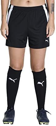 Puma 4063699148695 teamLIGA Shorts W Pantaloncini Donna, XL,  Black/ White