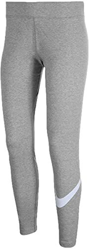 Nike Essential Gx Mr Swoosh Tights Dk Grey Heather/White L