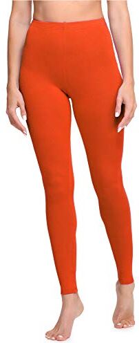 Ladeheid Leggings Donna Lunghi LA40-133 (Arancione, L)