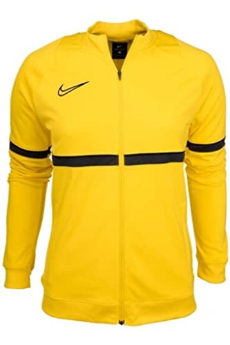 Nike Academy 21 Knit Track Jacket Giacca sportiva da donna, Donna, Giacca da tuta, , giallo/nero/antracite/nero, S
