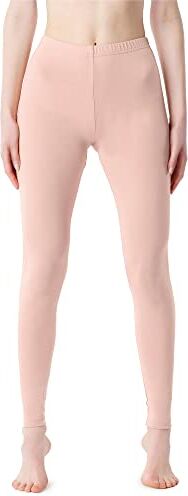 Bellivalini Leggings Lunghi Pantaloni Donna BLV50-203(Rosa Cipria, S)