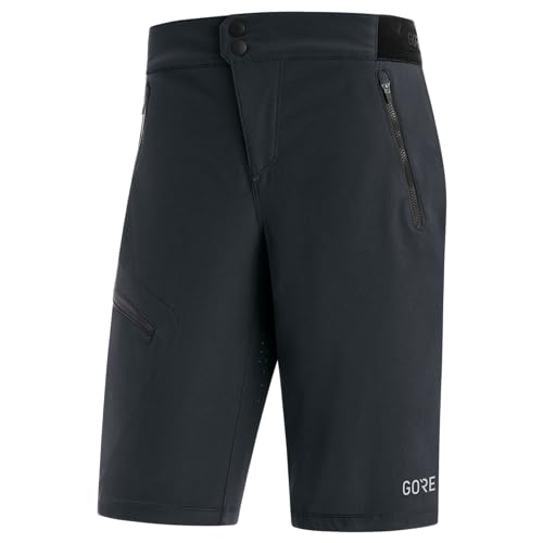 GORE WEAR C5 Shorts, Pantaloncini Donna, Nero, 40