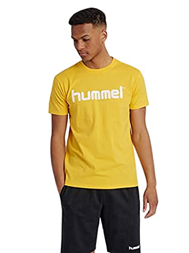 Hummel HMLGO Cotton Logo T-Shirt S/S Color: Sports Yellow_Talla: M