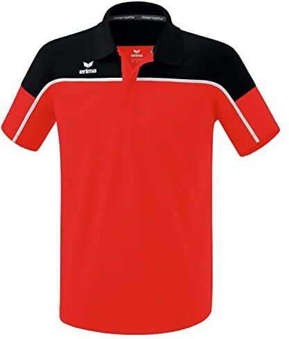 Erima „Change by Maglietta Polo, Uomo, Rosso/Nero/Bianco, XXL