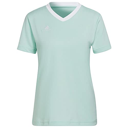 Adidas Entrada 22 Short Sleeve Jersey, T-shirt Donna, Clear Mint, S