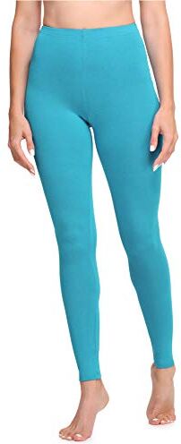 Ladeheid Leggings Donna Lunghi LA40-133 (Turchese Scuro, S)