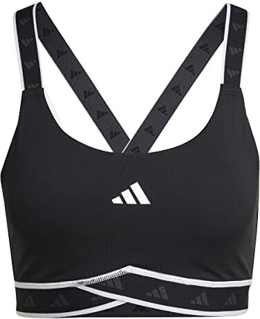 Adidas Pwi Ms Tf Reggiseno Sportivo, Nero, XL Donna