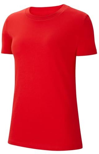 Nike Womens T-Shirt W Nk Park20 SS Tee, University Red/White, , L