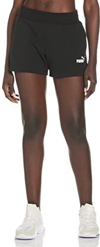 Puma PUMHB # Ess 4` Sweat Shorts TR Pantaloncini, Donna,  Black, S