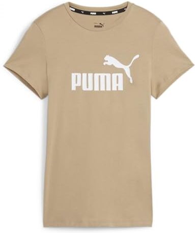 Puma Tee Logo Ess (S), Prateria Tan, S Donna