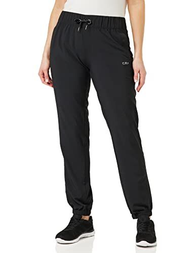 CMP Pantaloni sportivi da donna, Nero, 44