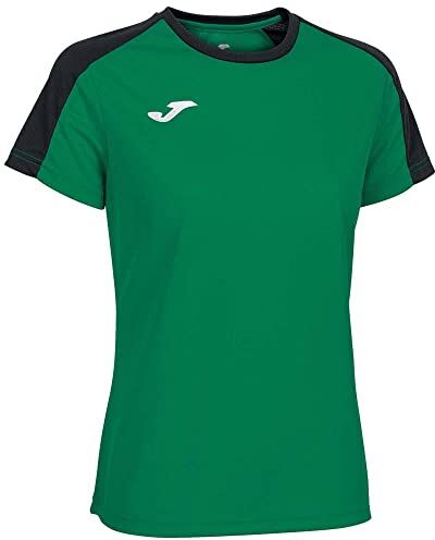 Joma Maglietta a Maniche Corte Eco Championship-Donna, Verde Nero