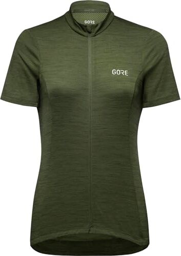 GORE WEAR C3 Jersey, Jerseys Donna, Verde Utilitario, 42