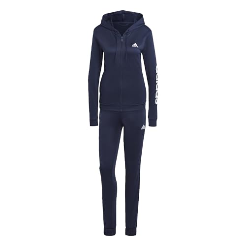 Adidas Linear Track Suit Tuta, Legend Ink, M Tall, Donna