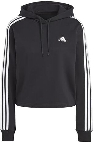 Adidas W 3S FT CR HD Maglia Lunga Donna Black/White Taglia M