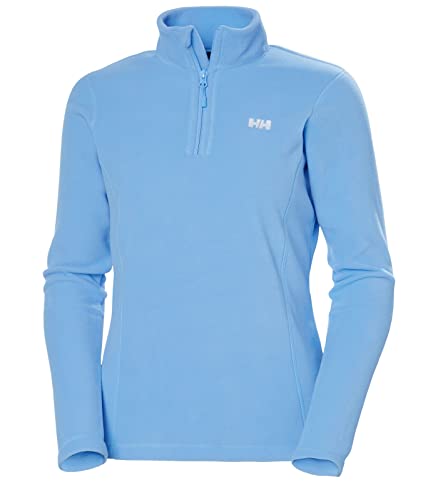 Helly Hansen W Daybreaker 1/2 Zip Pile Camicia, Blu Brillante, L Donna