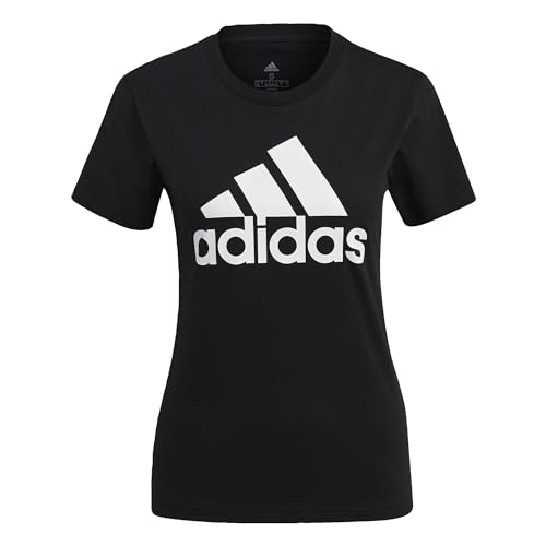 Adidas Essentials Logo T-shirt a manica corta, Black/White, XXL
