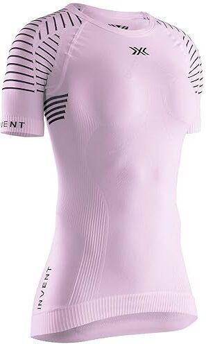 X-Bionic Invent 4.0 Maglia Termica Donna Manica Corta a Compressione Alte Prestazioni per Running, Sci, Ciclismo, Fitness, e Sport Invernali Adatta a Climi Rigidi, Lilla XS