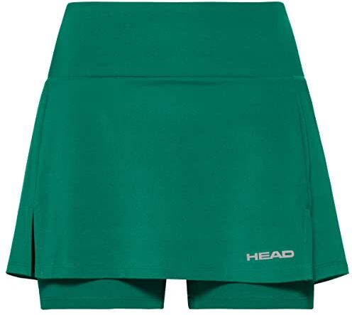 Head Club Basic Skort W, Pantaloncini Donna, Verde, XS