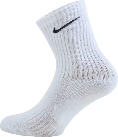 Nike Season 2021/22 Sport, Calzini Unisex-Adulto, White(Black)/Carbon Heather(Black)/Black(White), L