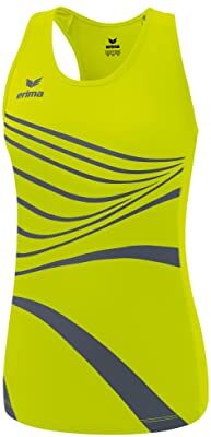 Erima Canotta Funzionale Racing 2.0 Singlet, Primrose, 36 Donna