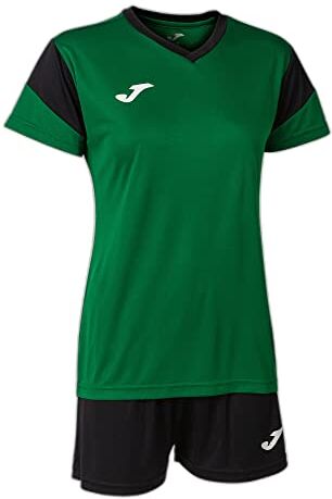 Joma Set Phoenix-Donna, Verde Nero, XL