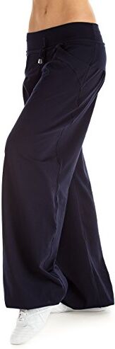 WINSHAPE WTE3 Pantaloni per Lo Sport, Tempo Libero, Danza, da Donna, Donna, Trainingshose Dance Fitness Freizeit Sport, Blu Notte, S Lungo