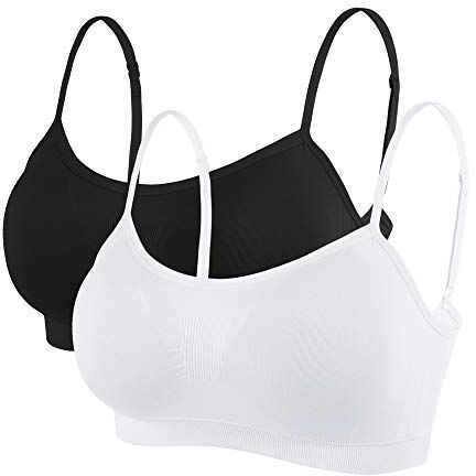 Litthing Reggiseno Sportivo da Donna Reggiseno Comodo Senza Cuciture Top Imbottito da Donna Spalline Regolabili Reggiseno Canotta Sport Senza Fili Top Corto per Yoga Fitness Esercizio