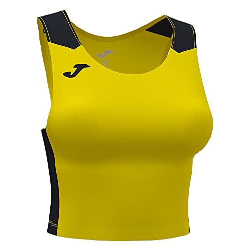 Joma 2XS Top Record II, Giallo-Nero, XXS Unisex-Adulto