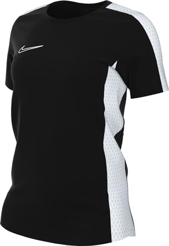 Nike Womens Short-Sleeve Soccer Top W Nk DF Acd23 Top SS, Black/White/White, , 2XL