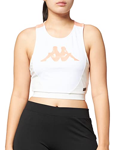 Kappa Kombat Caty, Active Jerseys Donna, White-Grey Vapor, L