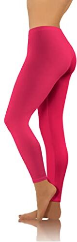 sesto senso Pantaloni Sportivi Donna Corallo Lunghi Cotone Ragazza Colorati Leggings Fitness Yoga 3XL Coral