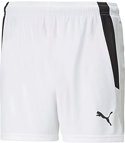 Puma 4063699144482 teamLIGA Shorts W Pantaloncini Donna, XL,  White/ Black