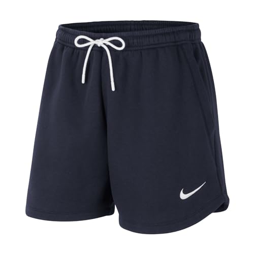 Nike W NK FLC PARK20 Short KZ Pantaloni Sportivi Donna Obsidian/White/White M