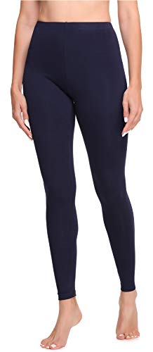 Ladeheid Leggings Donna Lunghi LA40-133 (Blu Navy, XL)