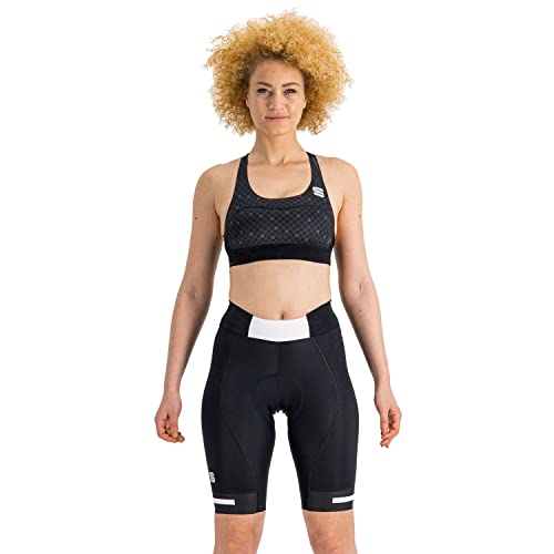 Sportful 1122030-101 Neo W Short Pantaloncini Donna Black White L