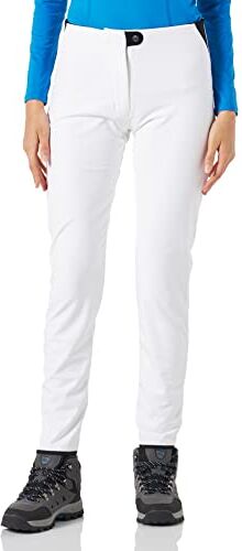 CMP Pantaloni Sci In Softshell Da Donna, Bianco, XXS