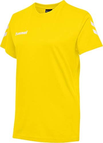 Hummel Cotone Hmlgo Maglietta, Donna, Giallo (Sport), L