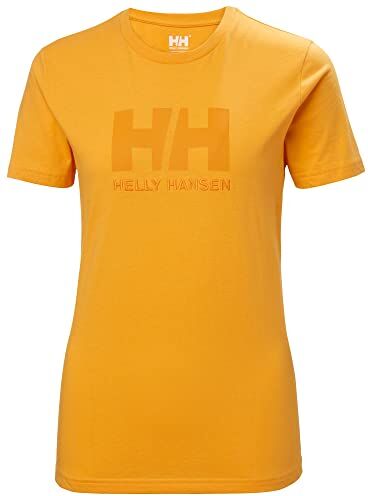 Helly Hansen HH Logo Maglietta, T-shirt Donna, Giallo, M