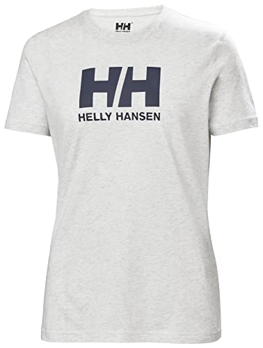 Helly Hansen HH Logo Maglietta, T-shirt Donna, Nimbus Cloud, L