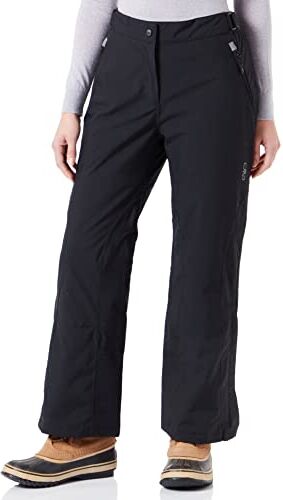 CMP Pantaloni Sci Elasticizzati Da Donna, Nero, XS